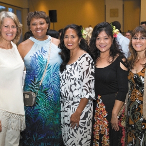 Tracy Yamamoto, Vanessa Duplechain, Leslie Veazie, Cathy Ramos and Sandi Munar.