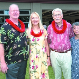 John Alexander, Brigitte Visser, Les Crandall, Aiko Crandall.