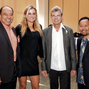 Jay Higa, Lexi Thompson, Thomas Sorensen and Gerald Shintaku