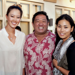 Michelle Wie, Brian Uy and Jeehae Lee