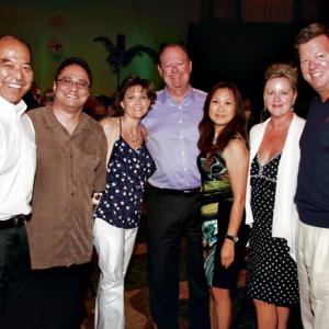 Jay Higa, Joe and Linda Leong, Dennis and Marjorie Francis, and Fiona and Dave Kennedy