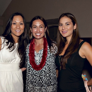 Sherri Statler, Trini Kaopuiki Clark and Toni Maehara