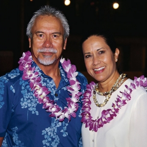 Billy Richards and Debbie Nakanelua Richards