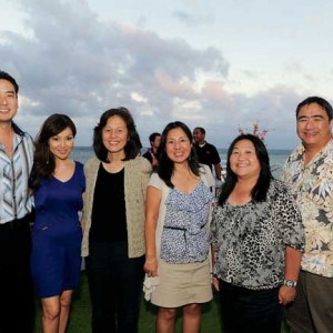 Jason and Joy Nishikawa, Lynn Ushijima, Kelly Nakamoto, Joy Shimabukuro and George Ushijima
