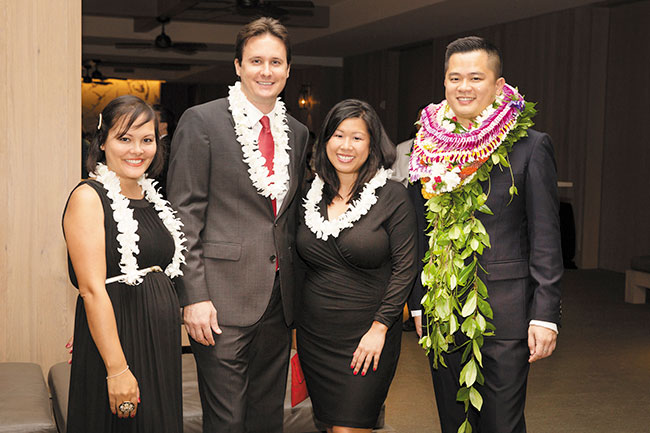 Erica Yamauchi, David Pettinger, Rebecca Pang and Huy Vo