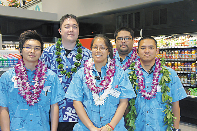 Kayton Sakai, Shaun Strand, Cierra Tadeo, Robert Yau and Eric Ballungay