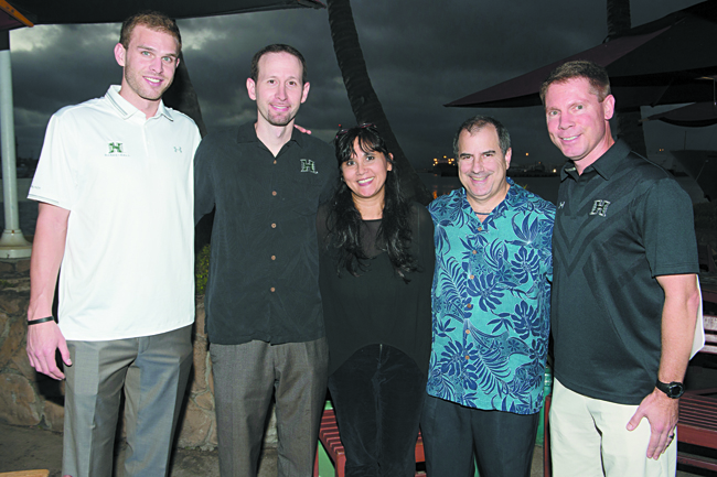 VIP Zane Johnson, Eran Ganot, David Matlin and Tim Boyle.